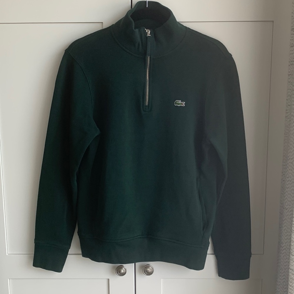 Men’s Lacoste quarter zip